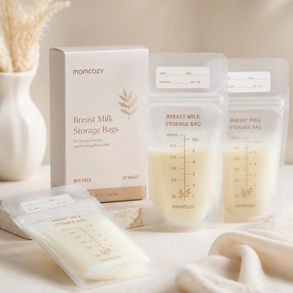 Milk storage bags